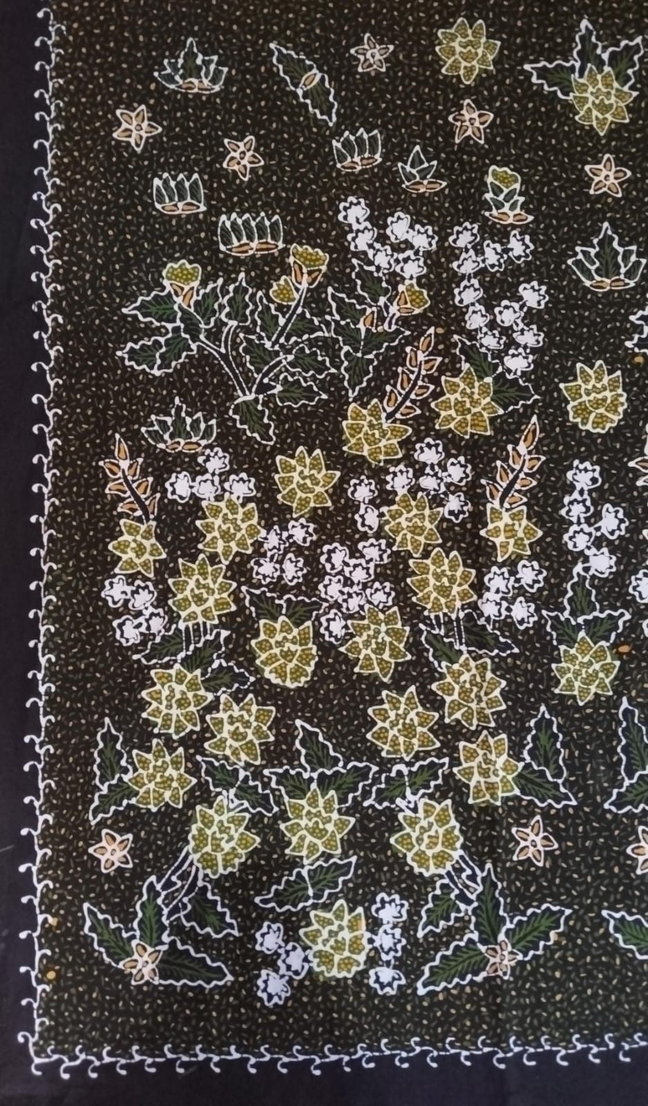 Motif batik tulis bunga melati